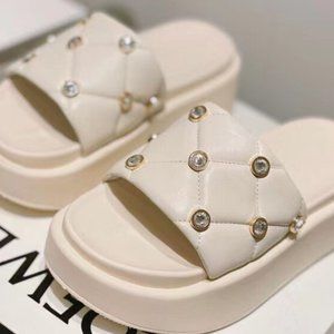 AUTHENTIC SLIP-ON SANDALS   WHITE